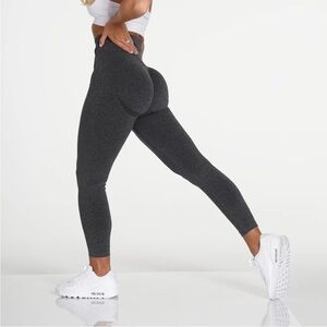 NVGTN Women's High-Waist Sculpting Leggings in Charcoal Gray